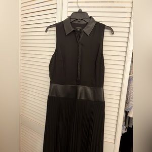 Never been worn rare Ann Taylor pleaded black dress